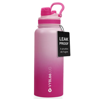 VyblooJug Quetzfuego Vaso Termico con Doble Pico con Asa para Transportar