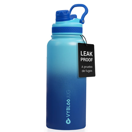 VyblooJug Quetzhielo Vaso Termico con Doble Pico con Asa para Transportar