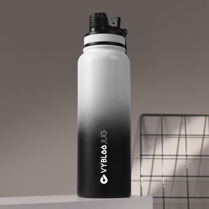 VyblooJug Xolo Vaso Termico con Doble Pico con Asa para Transportar