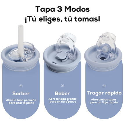 VyblooJug Leche Fría Taza de Acero Inoxidable con Tapa y Asa Para uso en Vehículos