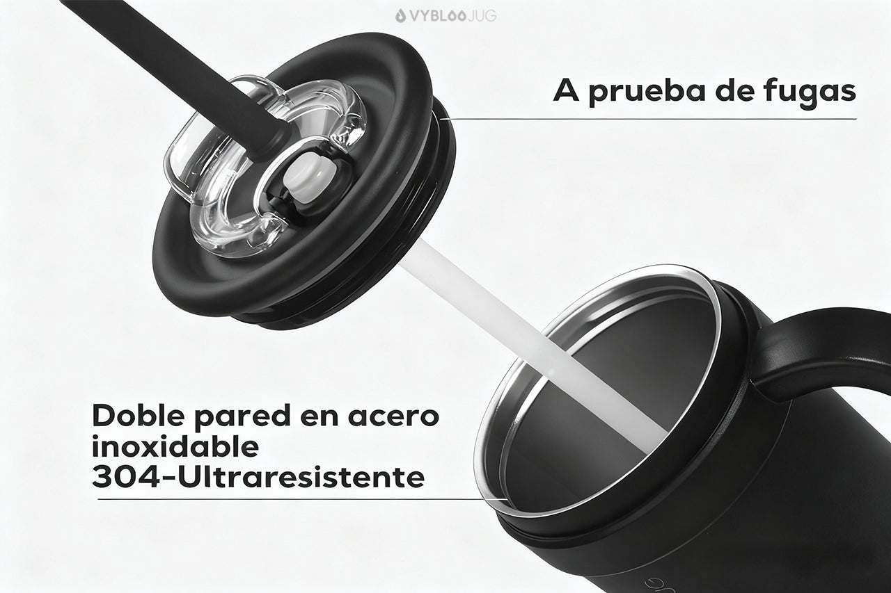 ¿Qué es un termo de doble pared de acero inoxidable?