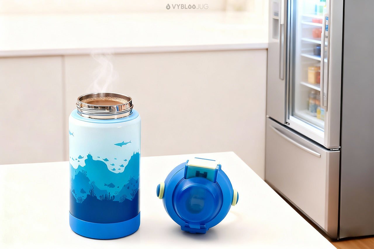 ¿Se puede meter un termo caliente directamente en el refrigerador?