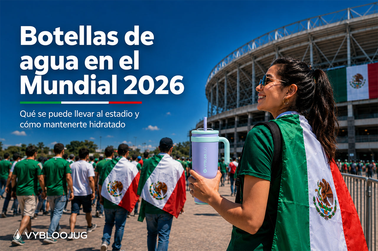 No puedes meter tu termo al estadio del Mundial 2026: qué dice la nueva regla y cómo hidratarte sin problema