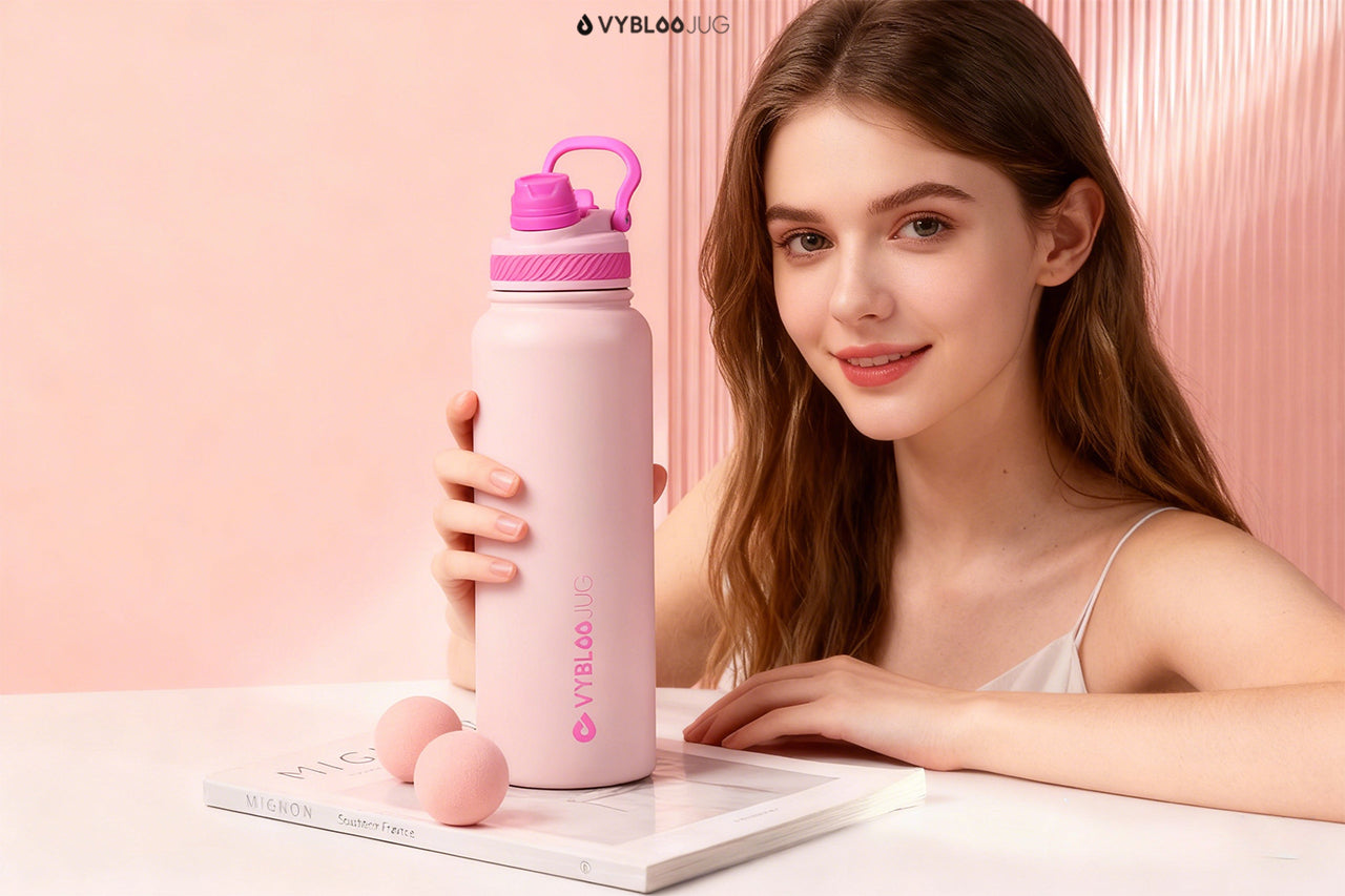 Termos con glitter para mujer: cuando el estilo se une con la funcionalidad