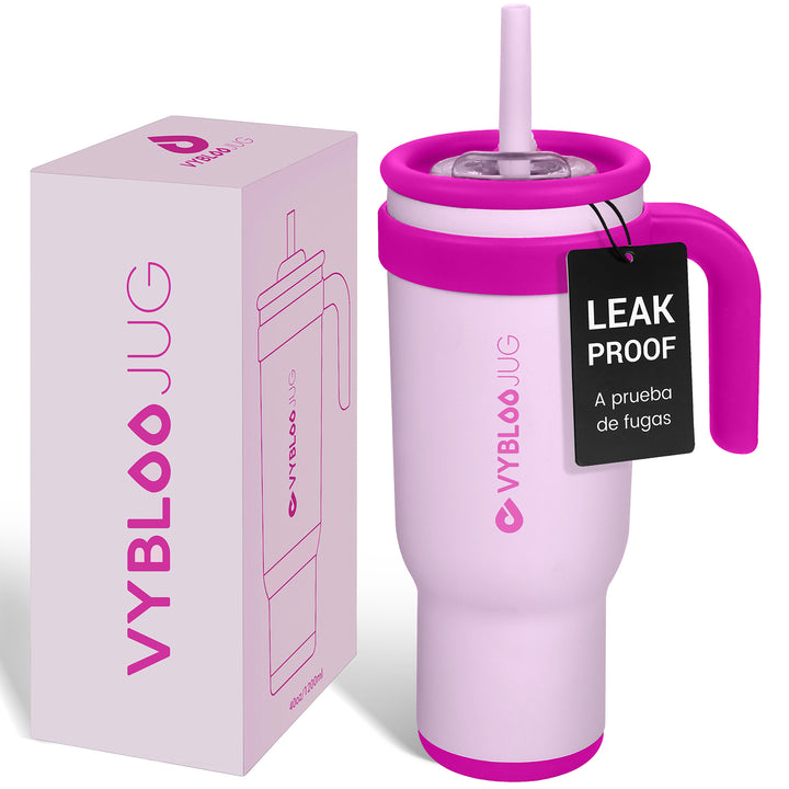 VyblooJug Bayas Flotantes Taza Térmica Para Auto | 40oz