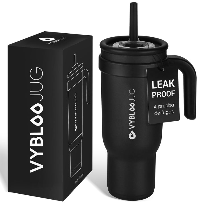 VyblooJug Fizz Sombrío Taza Térmica Para Auto  | 40oz