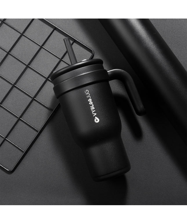 VyblooJug Fizz Sombrío Vaso Acero Inoxidable Taza Para Auto Con Mango