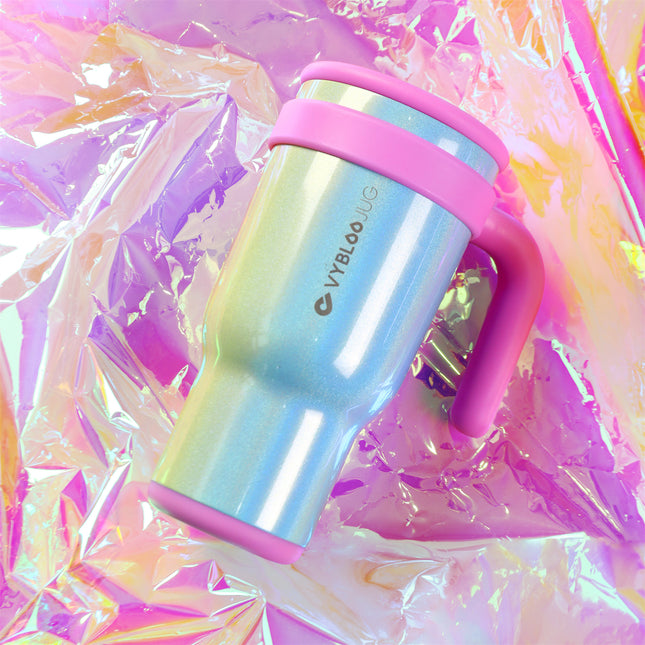 VyblooJug Arcoíris Taza Térmica Para Auto | 30oz