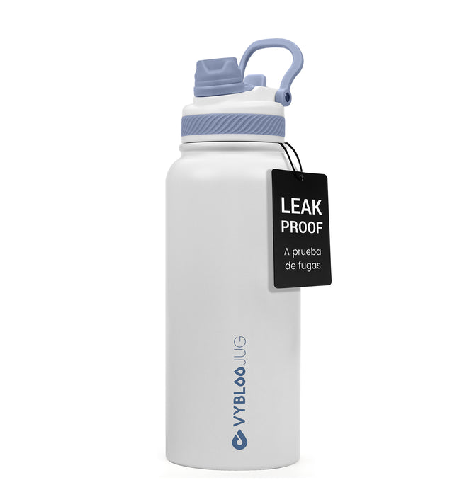 VyblooJug Perla Vaso Termico con Doble Pico con Asa para Transportar