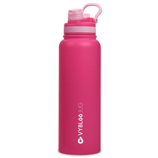 VyblooJug Rubí Vaso Térmico de Doble Boquilla | 40oz