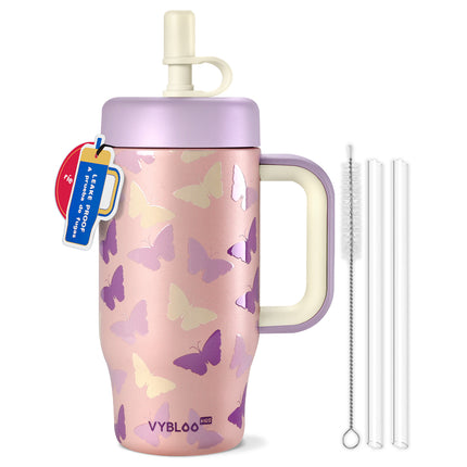 VyblooJug Mariposa Jardín Termos para Agua Niños