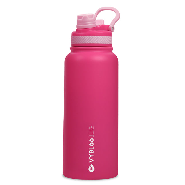 VyblooJug Rubí Vaso Térmico de Doble Boquilla | 32oz