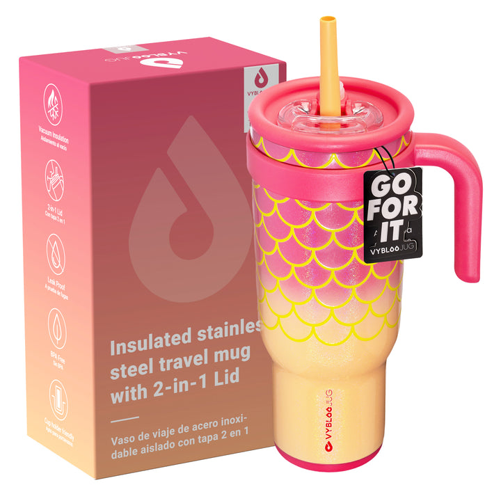 VyblooJug taza térmica 40oz con empaque de regalo y Go For It