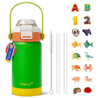 VyblooJug Tangerina Verde Termos Para Niños