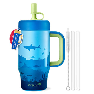 VyblooJug Mundo Submarino Termos para Agua Niños