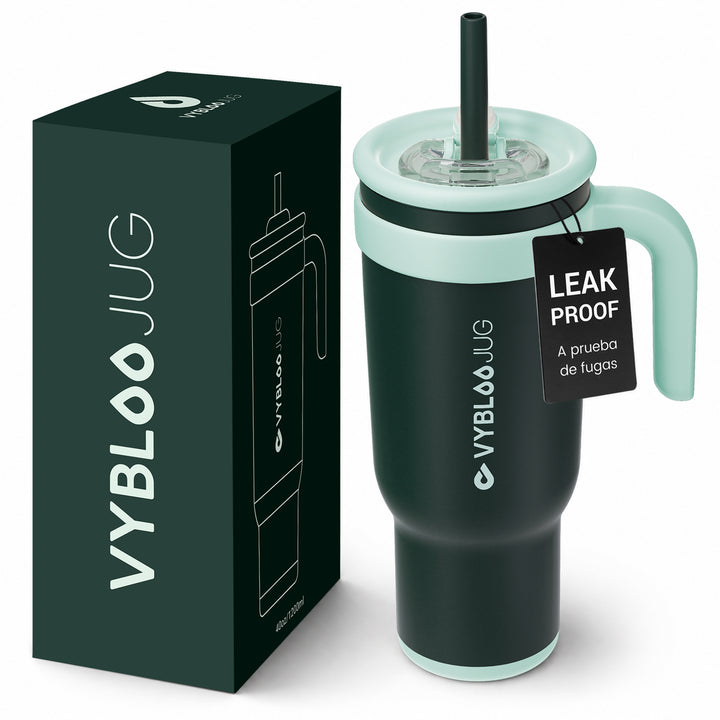 VyblooJug Caviar Salvia Taza Térmica Para Auto | 40oz