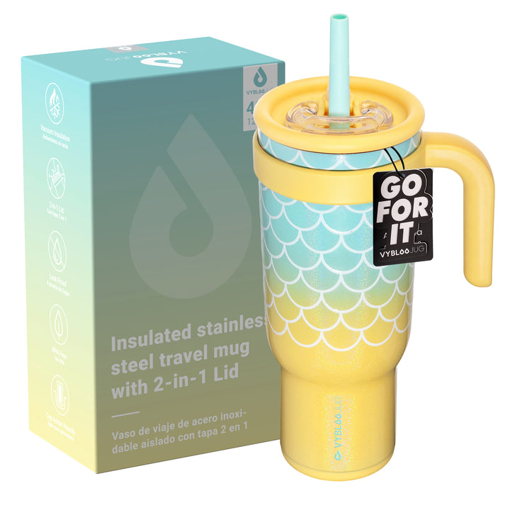 VyblooJug taza térmica 40oz con empaque de regalo y Go For It