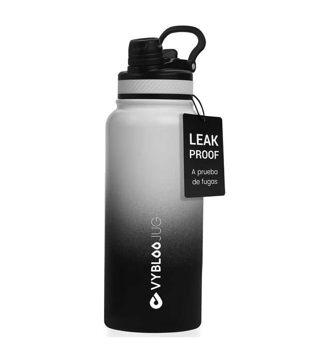 VyblooJug Xolo Vaso Termico con Doble Pico con Asa para Transportar