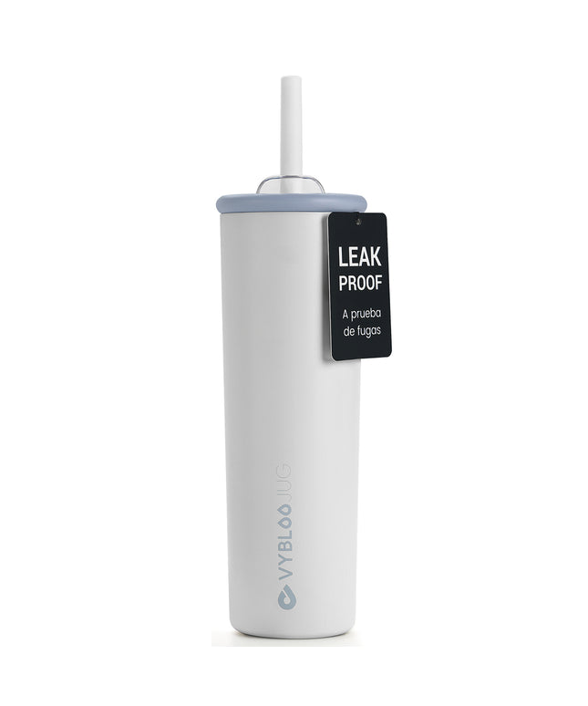 Serie Esencial Nube Real Vaso Para Café Con Pitillo de 25 oz y Tapa de Doble Uso