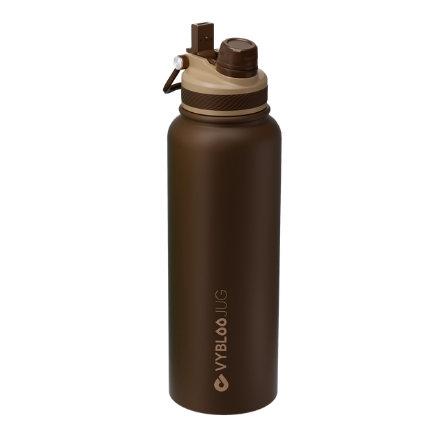 VyblooJug Cacao Niebla Vaso Térmico de Doble Boquilla |40oz
