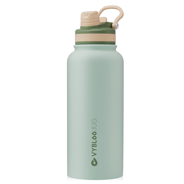 VyblooJug Mint Verde Vaso Térmico de Doble Boquilla | 32oz
