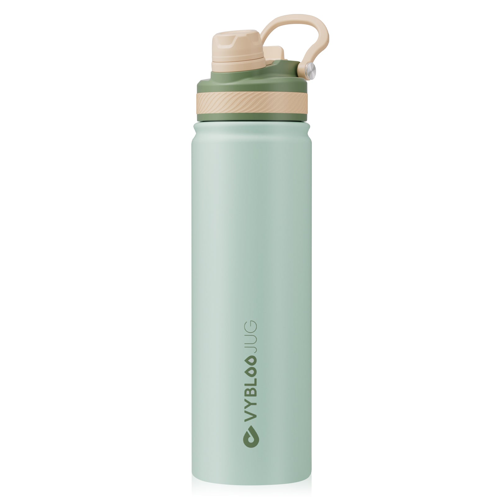 VyblooJug Mint Verde Vaso Térmico de Doble Boquilla | 24oz