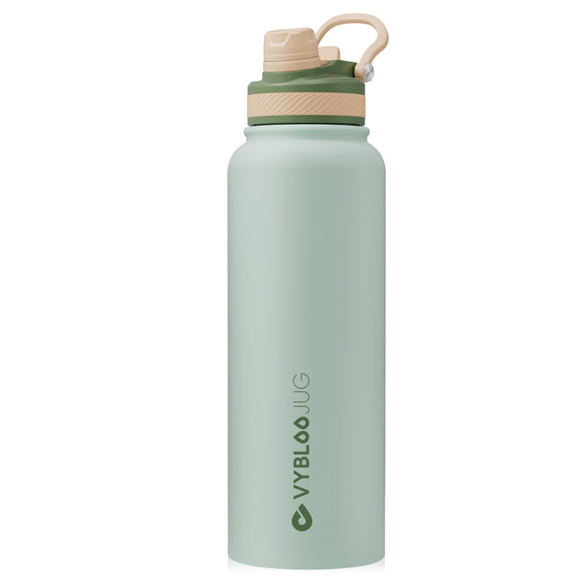 VyblooJug Mint Verde Vaso Térmico de Doble Boquilla | 40oz