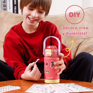 VyblooJug Fresa Rellena Termos Para Niños