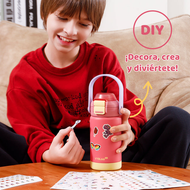 VyblooJug Fresa Rellena Termos Para Niños