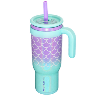 VyblooJug taza térmica 40oz marea azul con tapa y popote