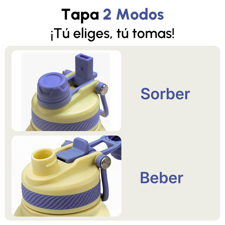VyblooJug Sol Vivo Vaso Térmico de Doble Boquilla | 32oz