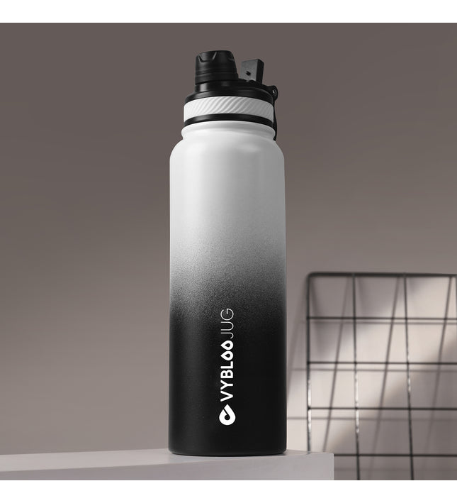 VyblooJug Xolo Vaso Termico con Doble Pico con Asa para Transportar