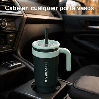 VyblooJug Caviar Salvia Taza Térmica Para Auto | 40oz