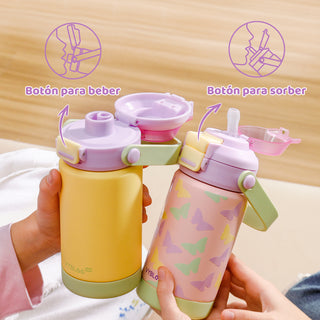 VyblooJug Mariposa Jardín Termos Para Niños