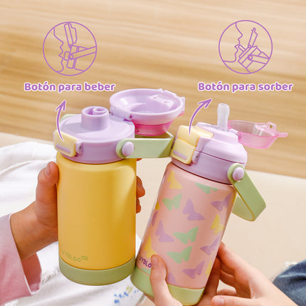 VyblooJug Mariposa Jardín Termos Para Niños