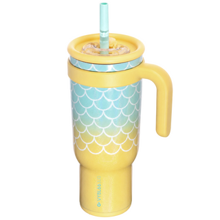 VyblooJug taza térmica 40oz laguna dorada con tapa y popote