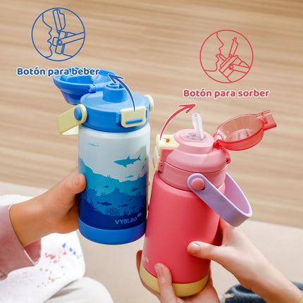 VyblooJug Mundo Submarino Termos Para Niños