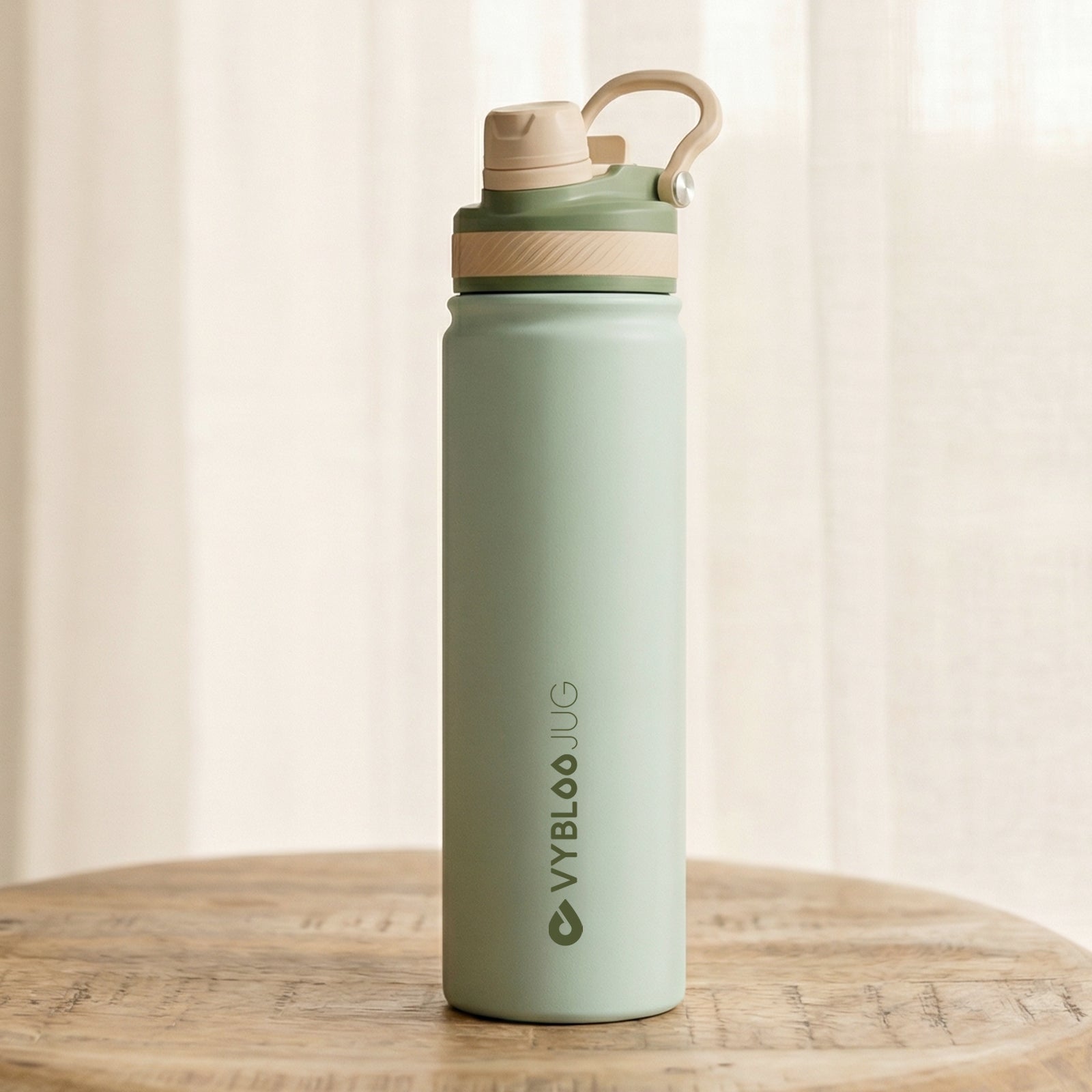 VyblooJug Mint Verde Vaso Térmico de Doble Boquilla | 24oz