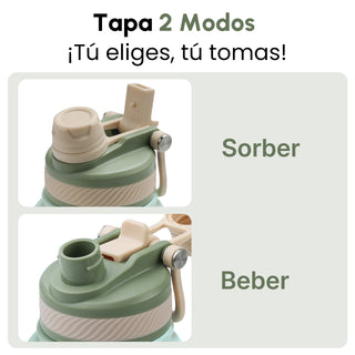 VyblooJug Mint Verde Vaso Térmico de Doble Boquilla | 40oz