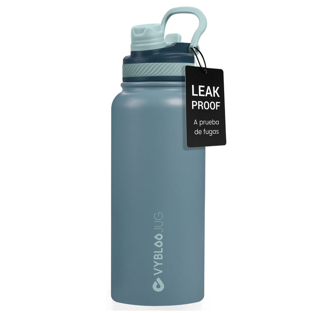 Azul Vaso Térmico de Doble Boquilla-Imagen principal del producto