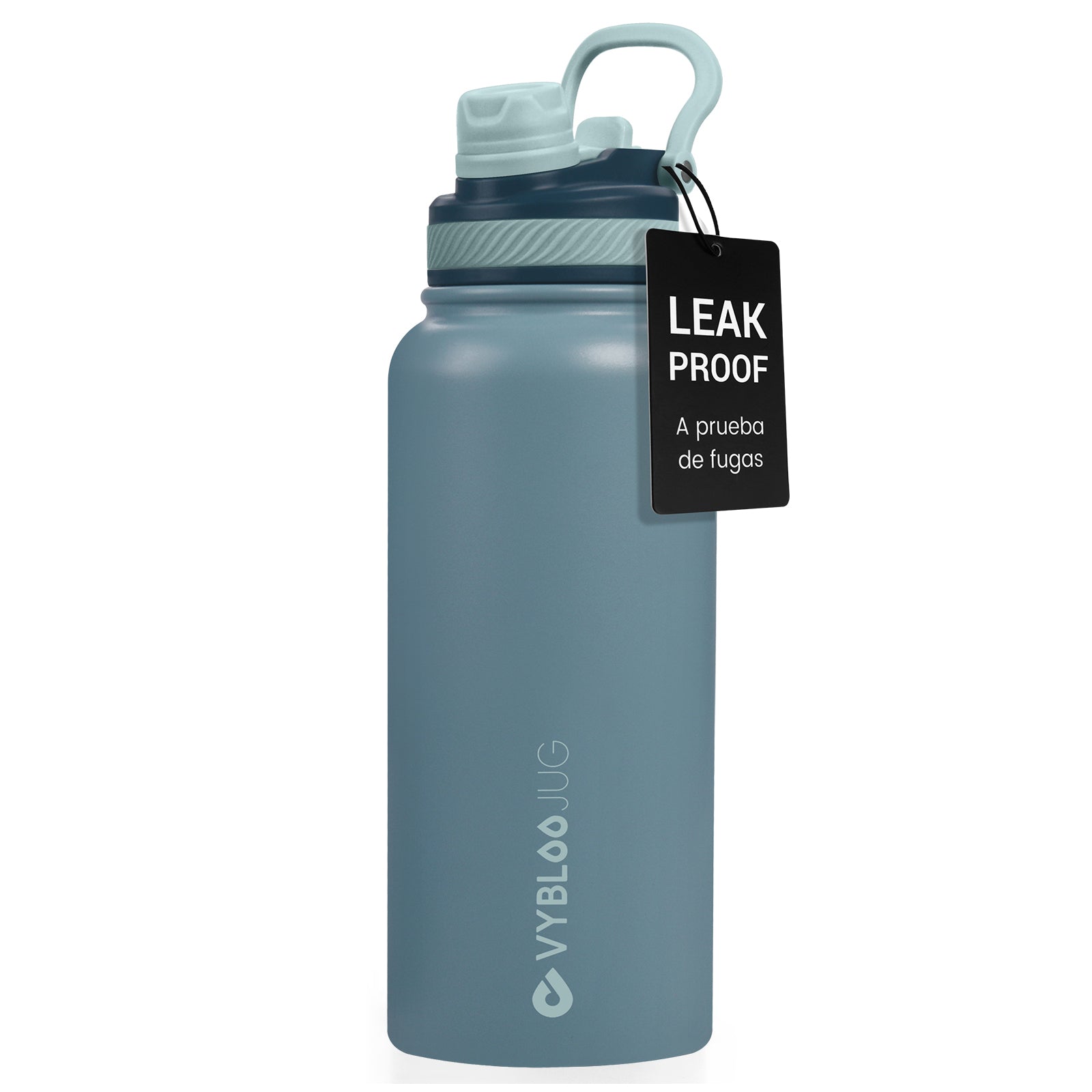 Azul Vaso Térmico de Doble Boquilla-Imagen principal del producto