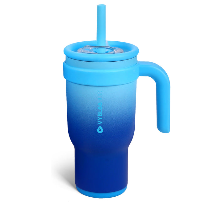 VyblooJug Fizz Azul Taza Térmica Para Auto | 30oz