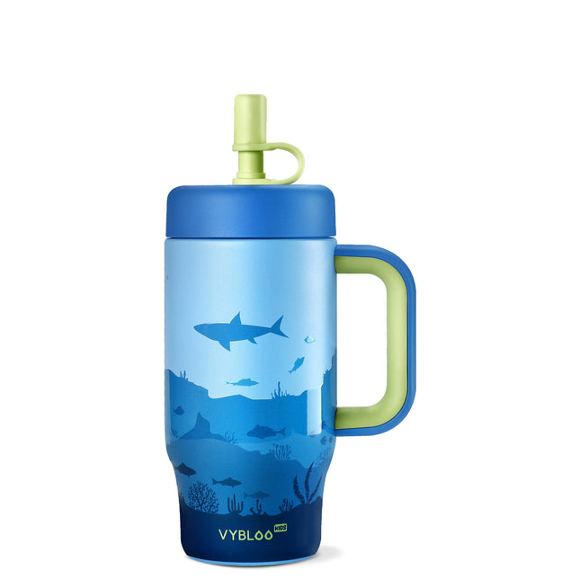 VyblooJug Mundo Submarino Termos para Agua Niños