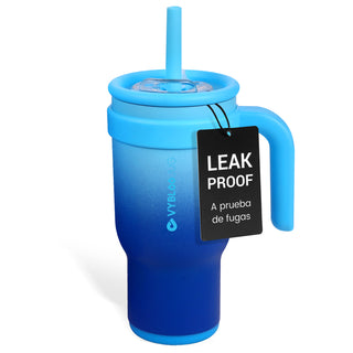 VyblooJug Fizz Azul Taza Térmica Para Auto | 30oz