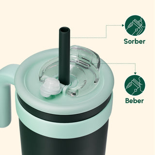 VyblooJug Caviar Salvia Taza Térmica Para Auto | 40oz