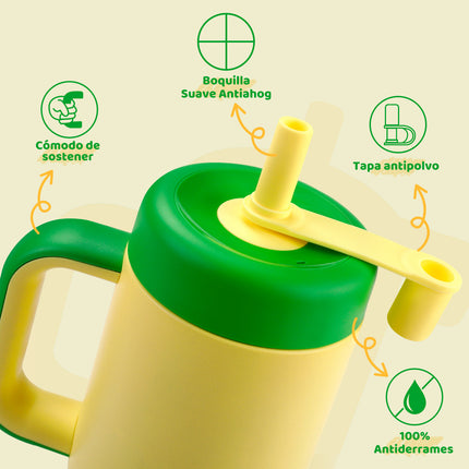 VyblooJug Elfo Solar Termos para Agua Niños