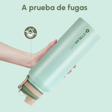 VyblooJug Mint Verde Vaso Térmico de Doble Boquilla | 40oz