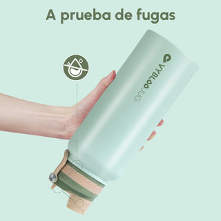 VyblooJug Mint Verde Vaso Térmico de Doble Boquilla | 32oz