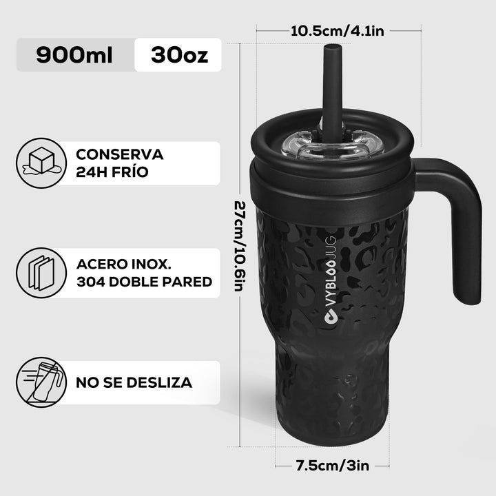 VyblooJug Jaguar Taza Térmica Para Auto | 30oz