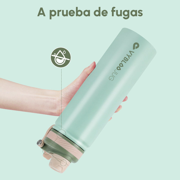 VyblooJug Mint Verde Vaso Térmico de Doble Boquilla | 24oz
